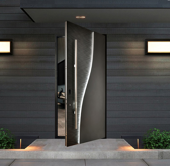 Intelligent entrance door